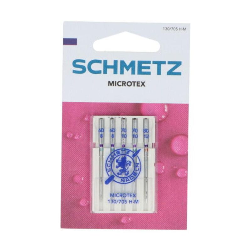 Nõelad SCHMETZ Microtex, 130/705 H-M, nr 60-80